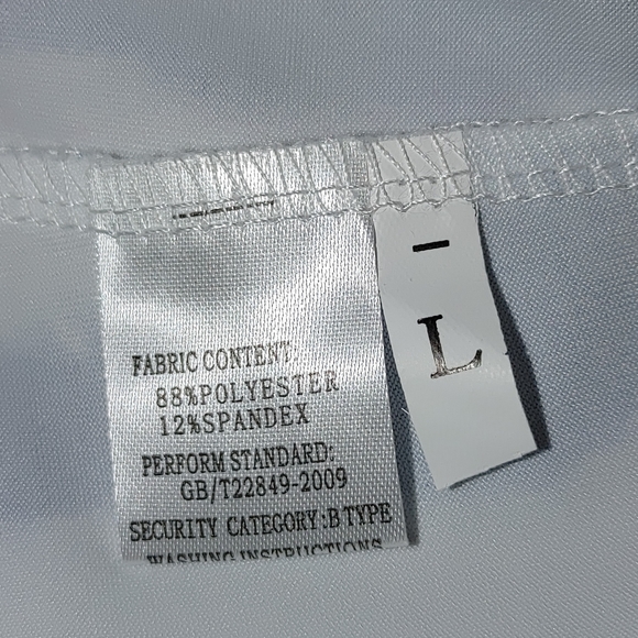 BLUE TIE DYE BANDEAU AND PANT SET L - Picture 8 of 8